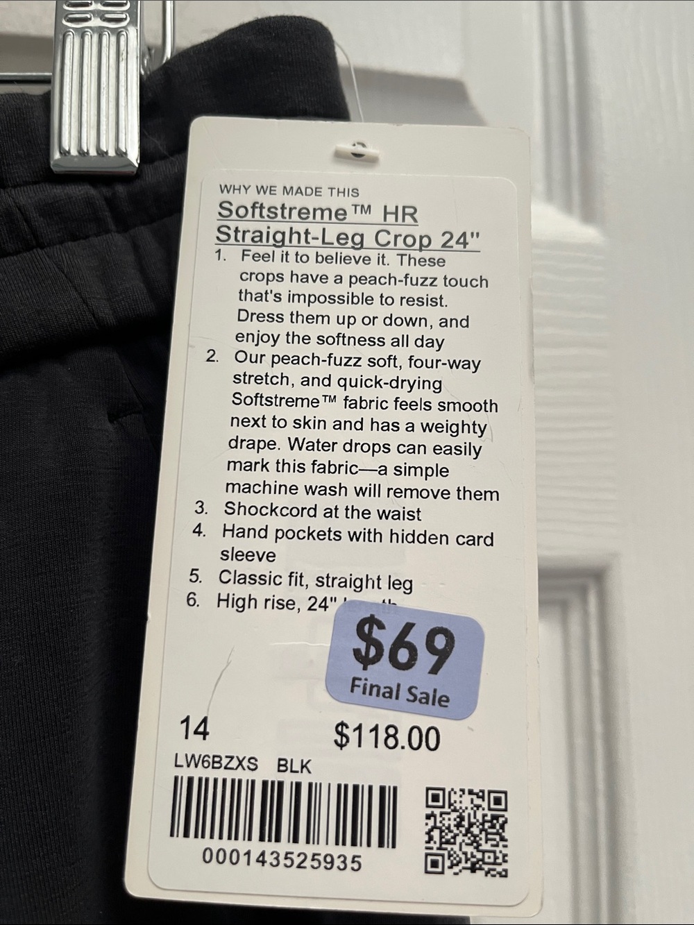 lululemon athletica Black Cropped Pull-On Pants - Picture 4 of 7